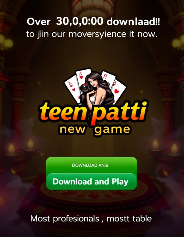 Teen Patti New Game Banner
